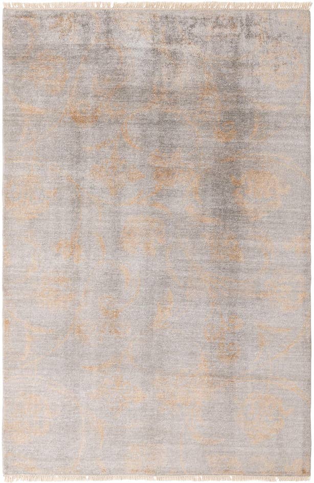 Detail image of 6' 3 x 9' 7 Hand Knotted Darya Wool Rug