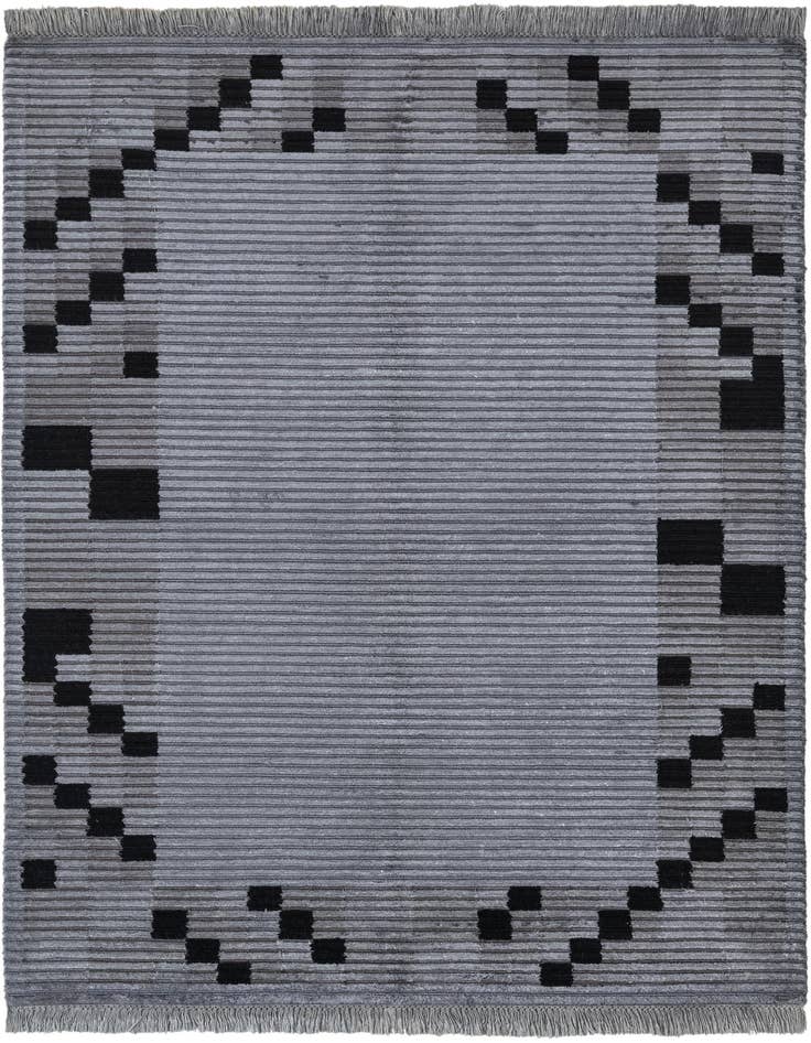 Detail image of 4' x 5' 10 Hand Knotted Darya Wool Rug