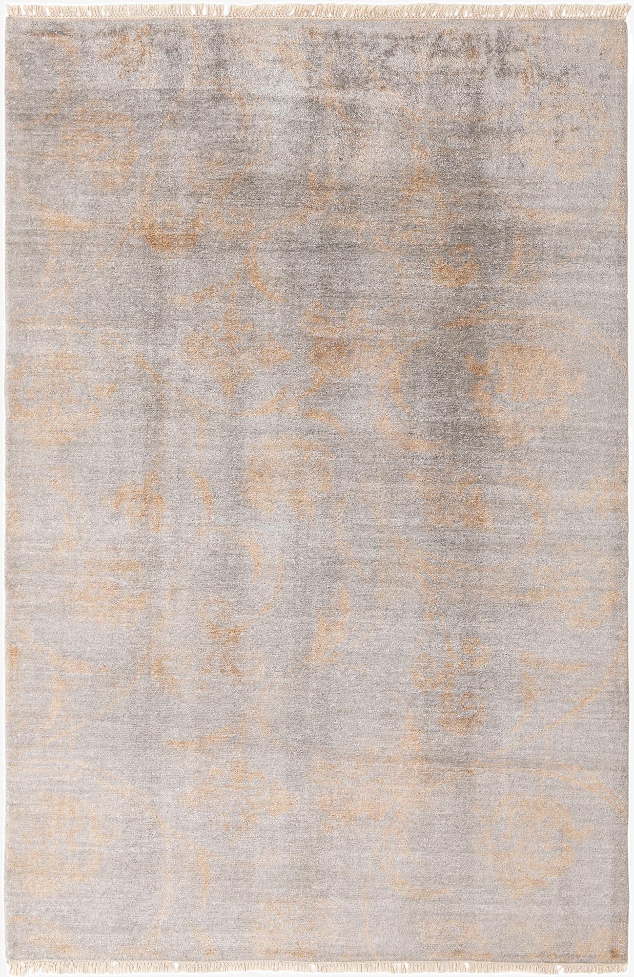 6' 3 x 9' 7  Hand Knotted Darya Wool Rug
