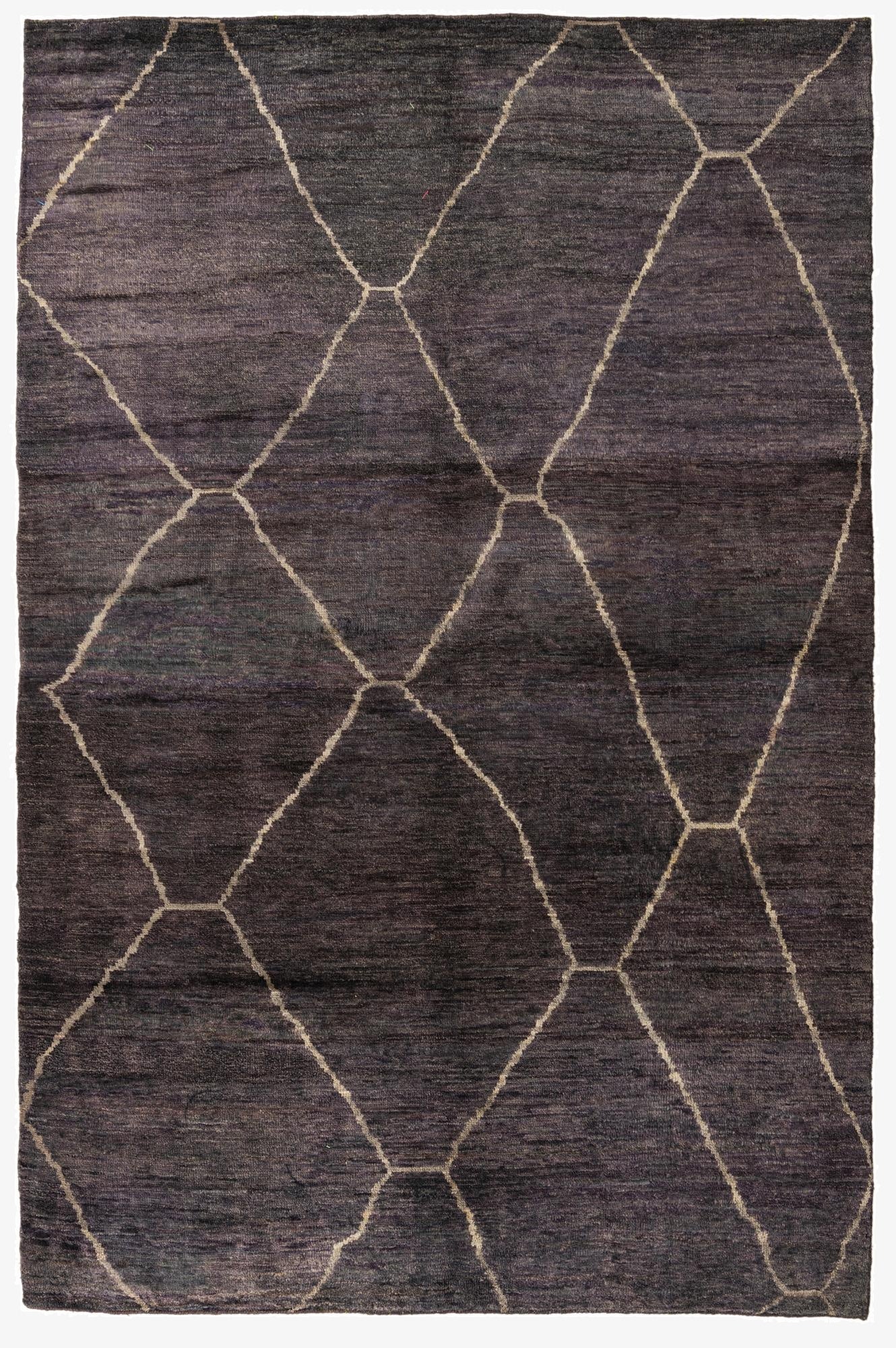 6' 8 x 9' 10  Hand Knotted Darya Wool Rug