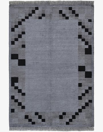 4' x 5' 10 Hand Knotted Darya Wool Rug