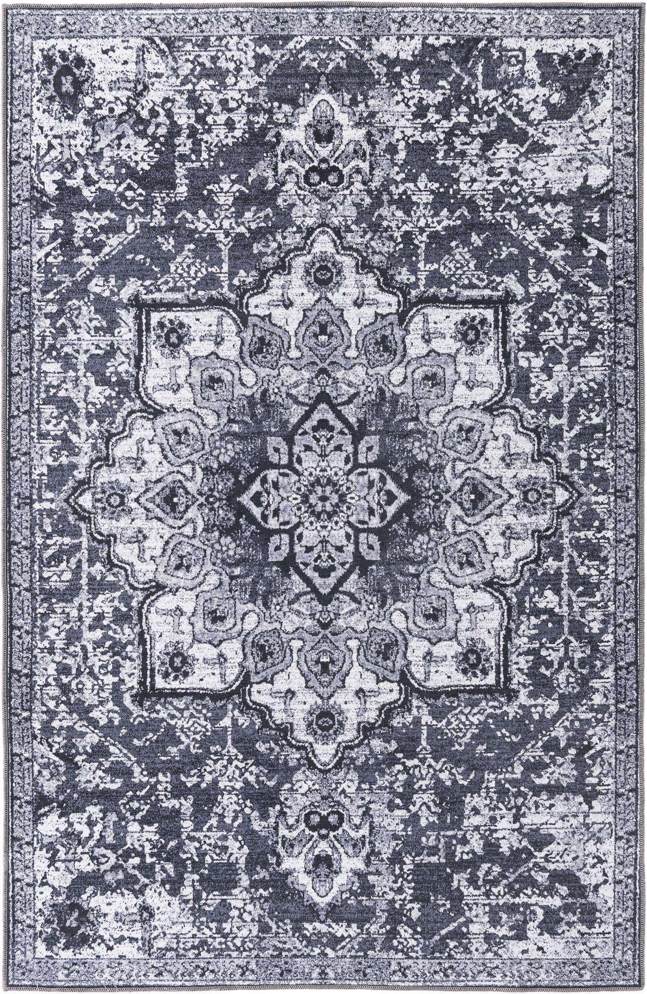 5' 3 x 8' Washable Francesca Rug