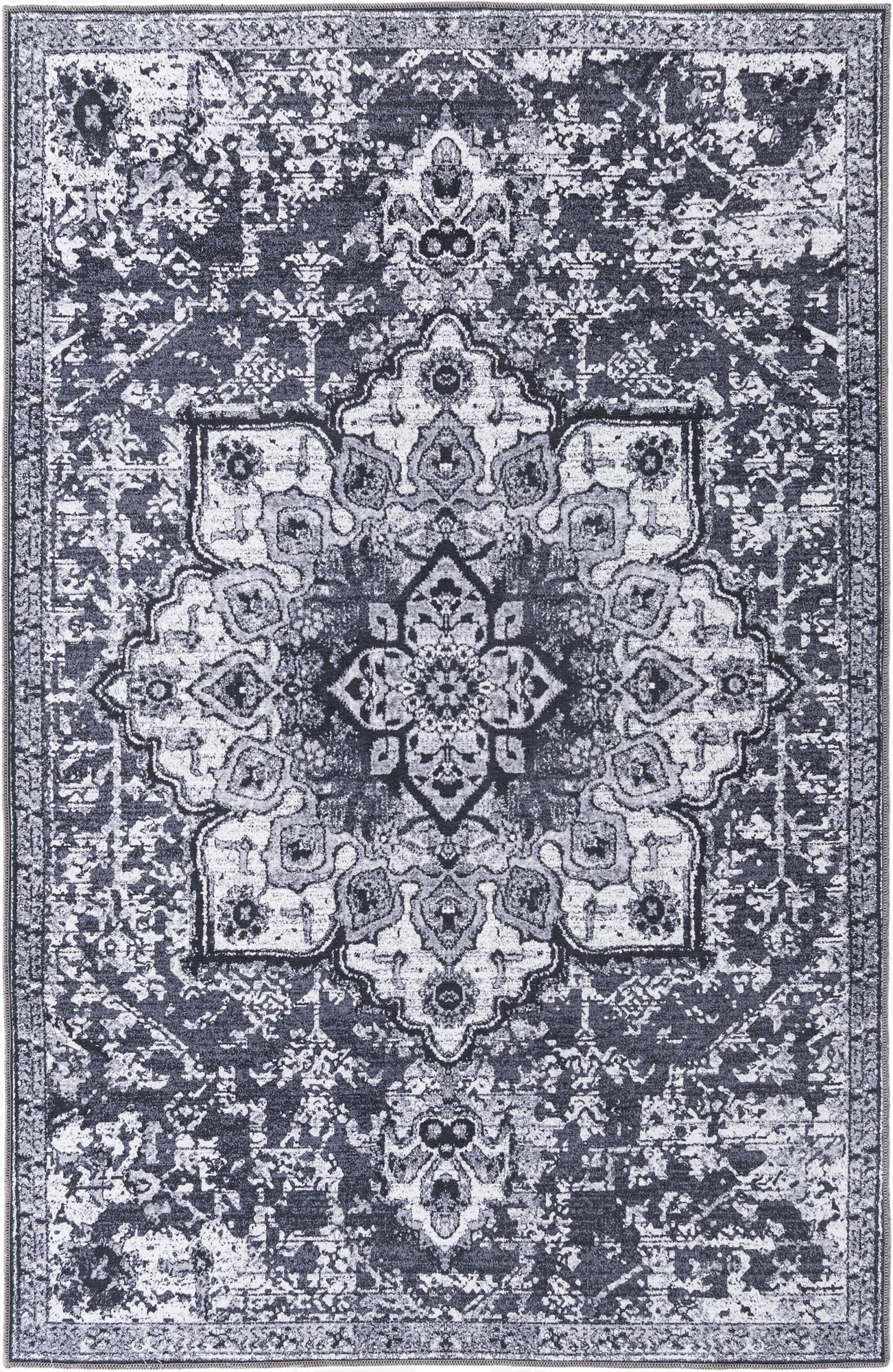 5' 3 x 8' Washable Francesca Rug