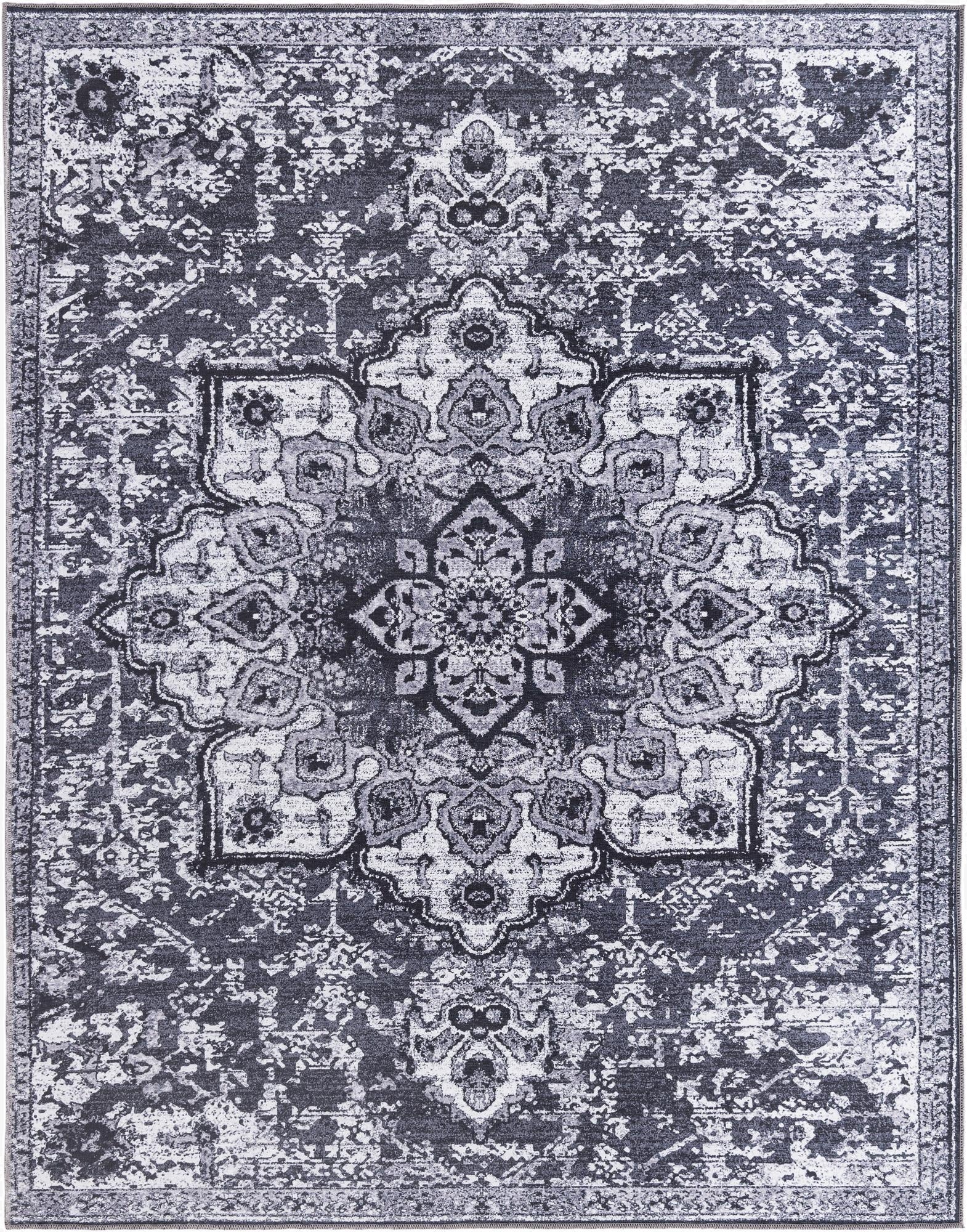 Primary image  7' 10 x 10'  Washable Francesca Rug