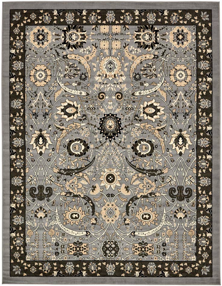 Detail image of 10' x 13' Isfahan Design Rug