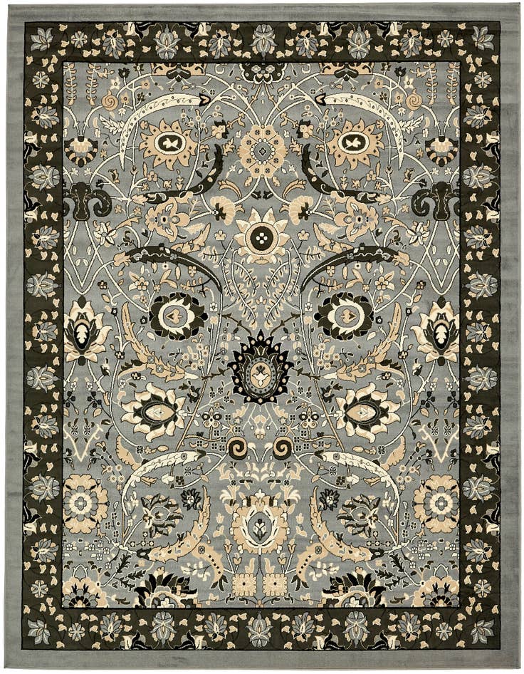 Detail image of 9' x 12' Isfahan Design Rug
