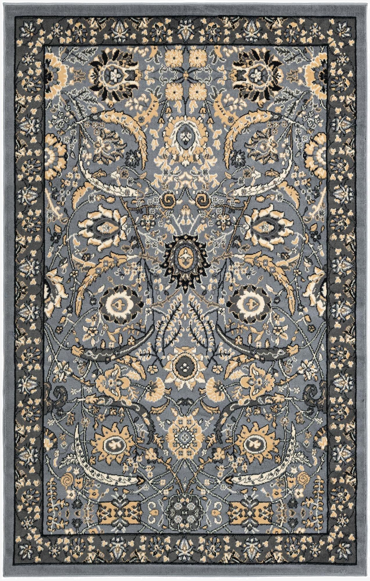5' 3 x 8' Isfahan Design Rug