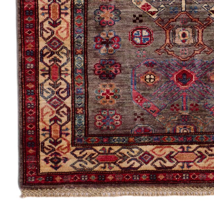 Detail image of 3' 2 x 5' Hand Knotted Kazak Rug