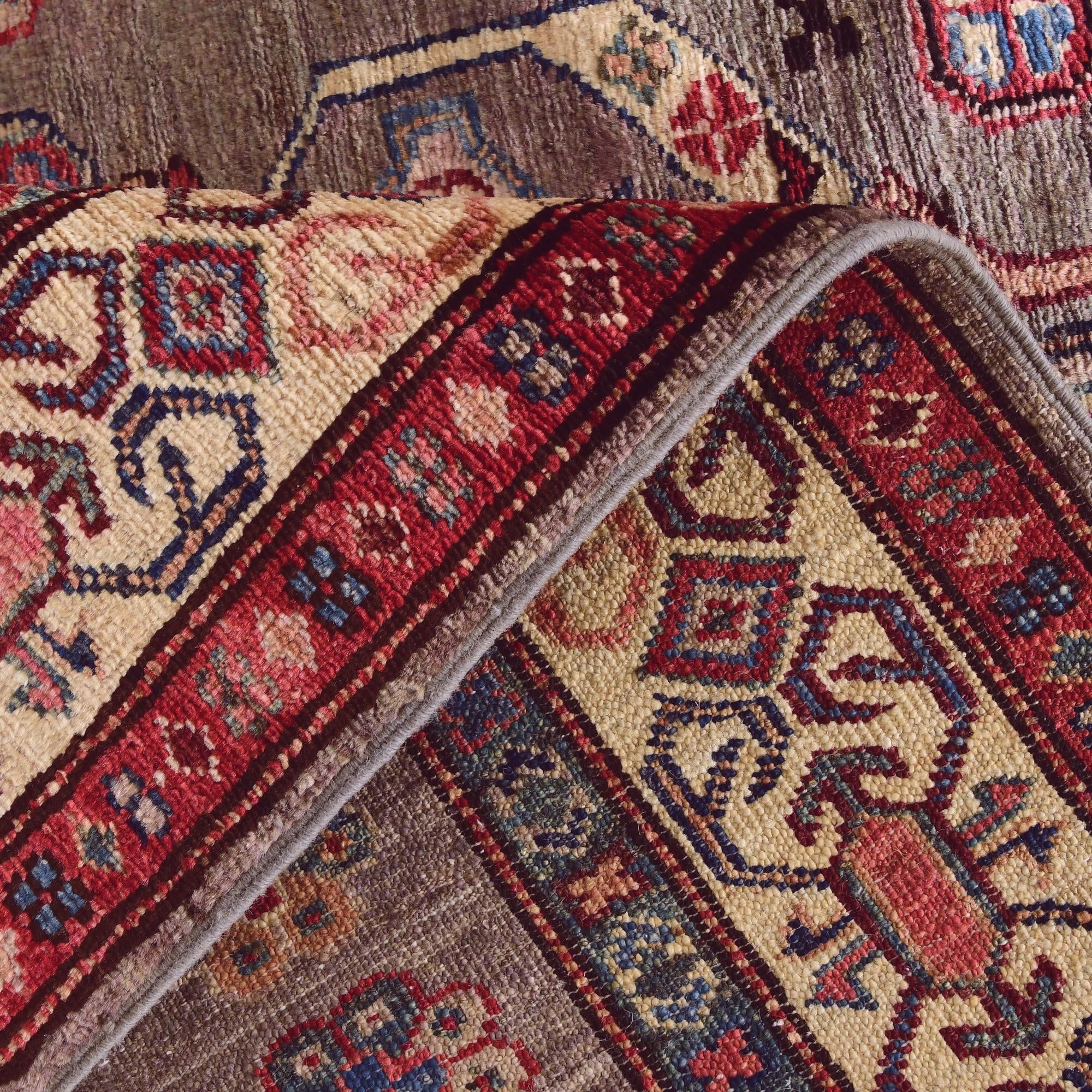 3' 2 x 5' Hand Knotted Kazak Rug