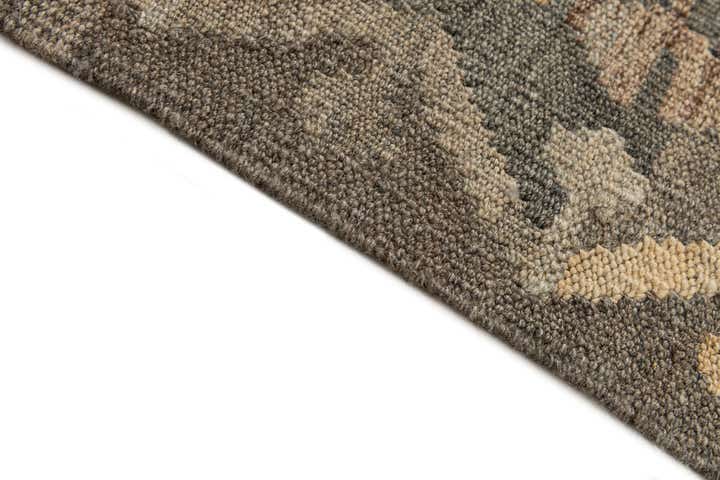 3' 4 x 4' 11 Hand Woven Kilim Maymana Wool Rug