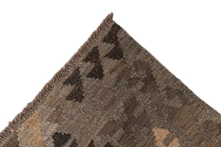 3' 5 x 5' 2 Hand Woven Kilim Maymana Wool Rug