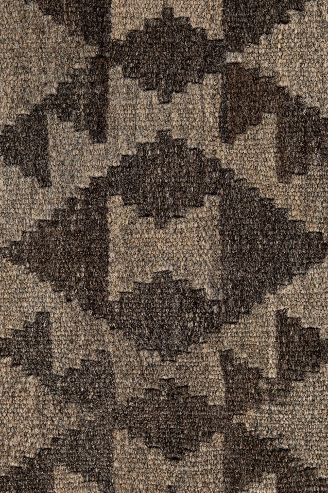 3' 5 x 5' 2 Hand Woven Kilim Maymana Wool Rug