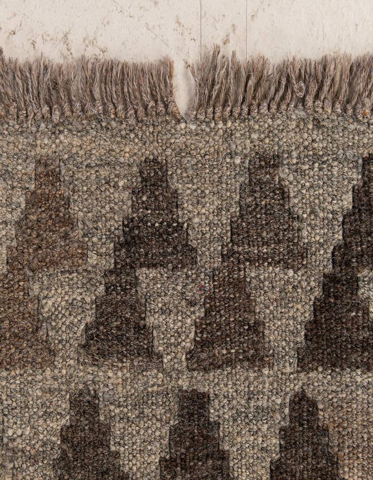Detail image of 3' 5 x 5' 2  Hand Woven Kilim Maymana Wool Rug