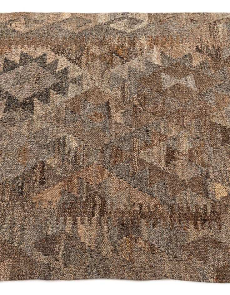 Detail image of 2' 10 x 3' 11  Hand Woven Kilim Maymana Wool Rug