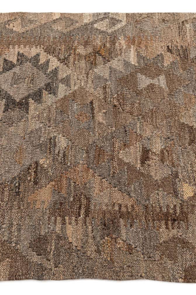 2' 10 x 3' 11 Hand Woven Kilim Maymana Wool Rug