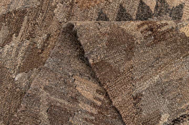 2' 10 x 3' 11 Hand Woven Kilim Maymana Wool Rug