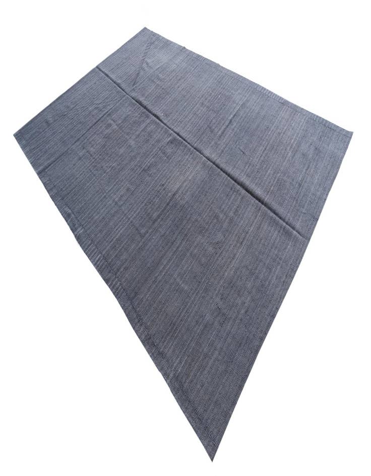 Detail image of 6' 8 x 9' 8  Hand Woven Kilim Modern Wool Rug