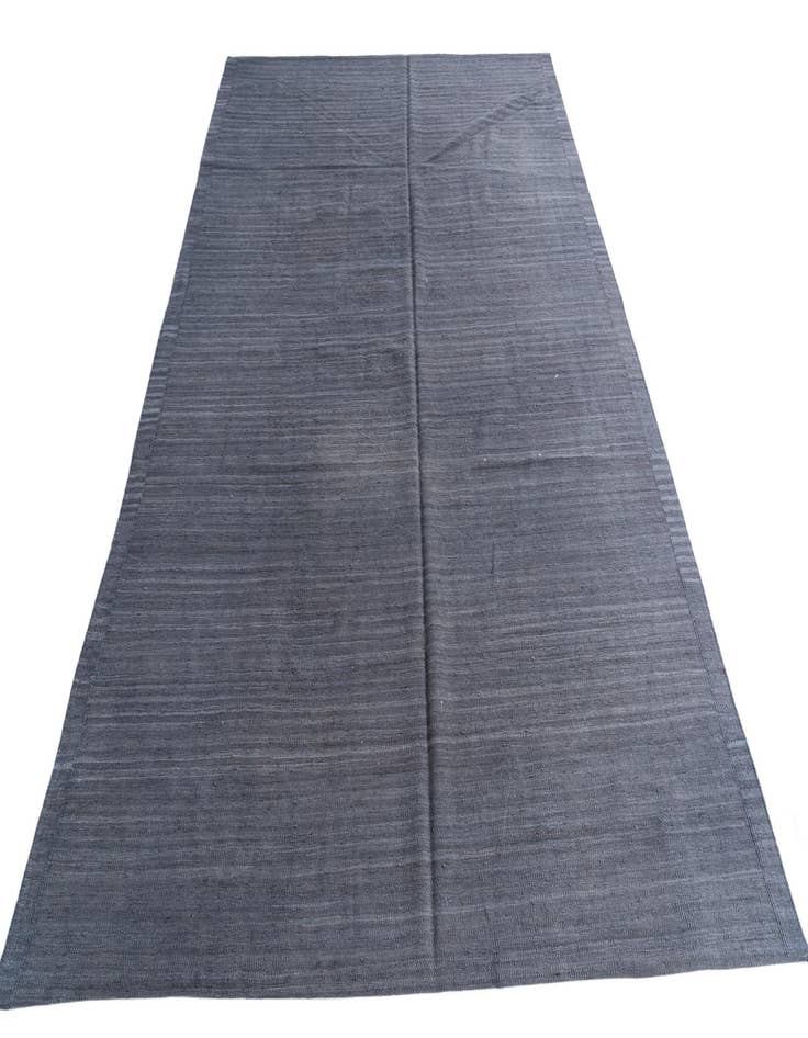 Detail image of 6' 8 x 9' 8  Hand Woven Kilim Modern Wool Rug