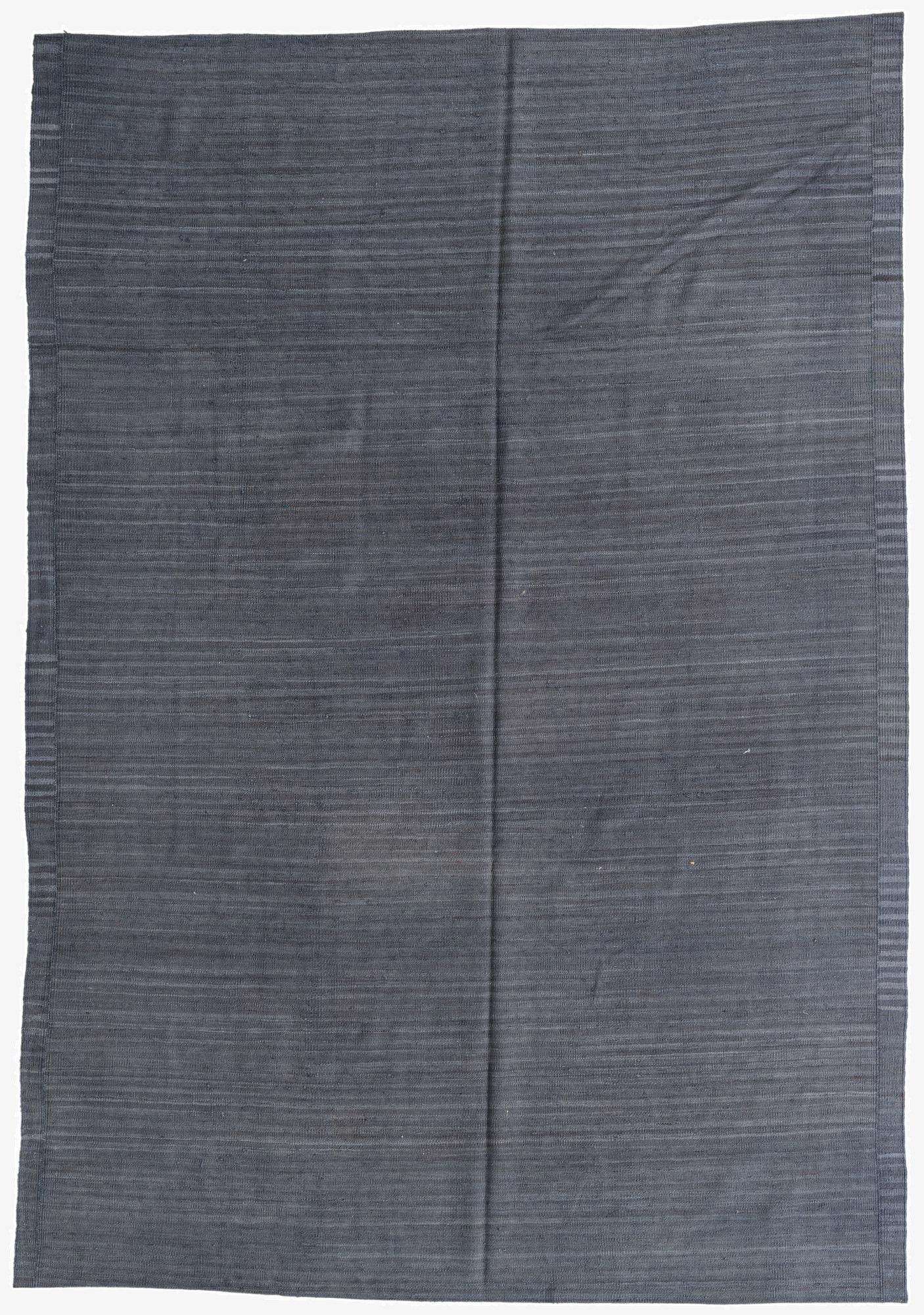 6' 8 x 9' 8  Hand Woven Kilim Modern Wool Rug