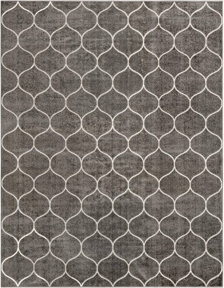 Detail image of 9' x 12' Lattice Frieze Rug