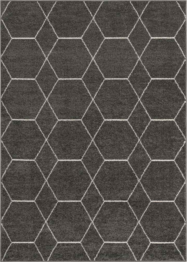 4' x 6' Lattice Frieze Rug