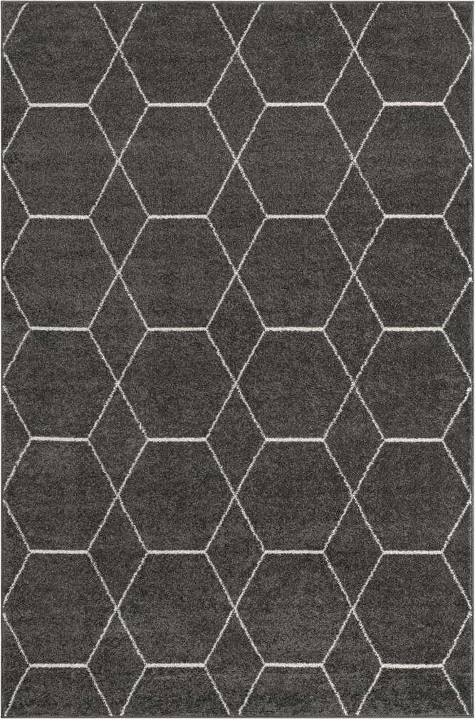 4' x 6' Lattice Frieze Rug