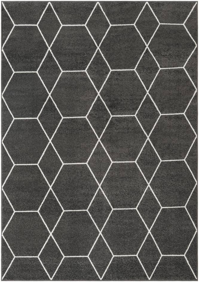 Detail image of 7' x 10' Lattice Frieze Rug