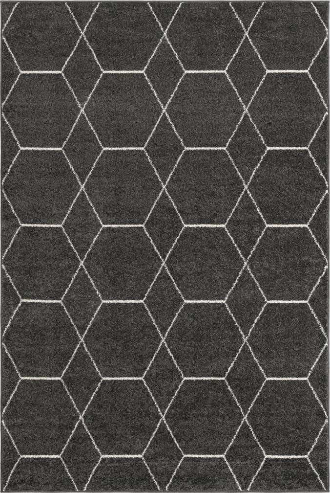 6' x 9' Lattice Frieze Rug