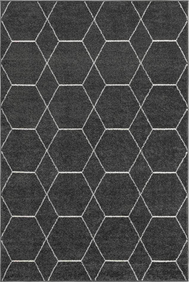 Detail image of 6' x 9' Lattice Frieze Rug