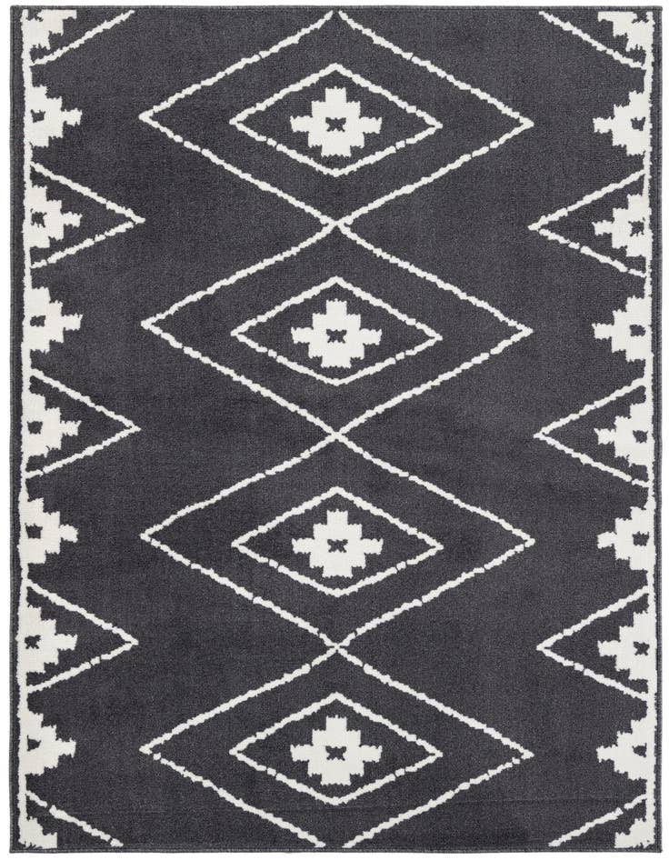 Detail image of 5' 3 x 7' 7 Lattice Rug