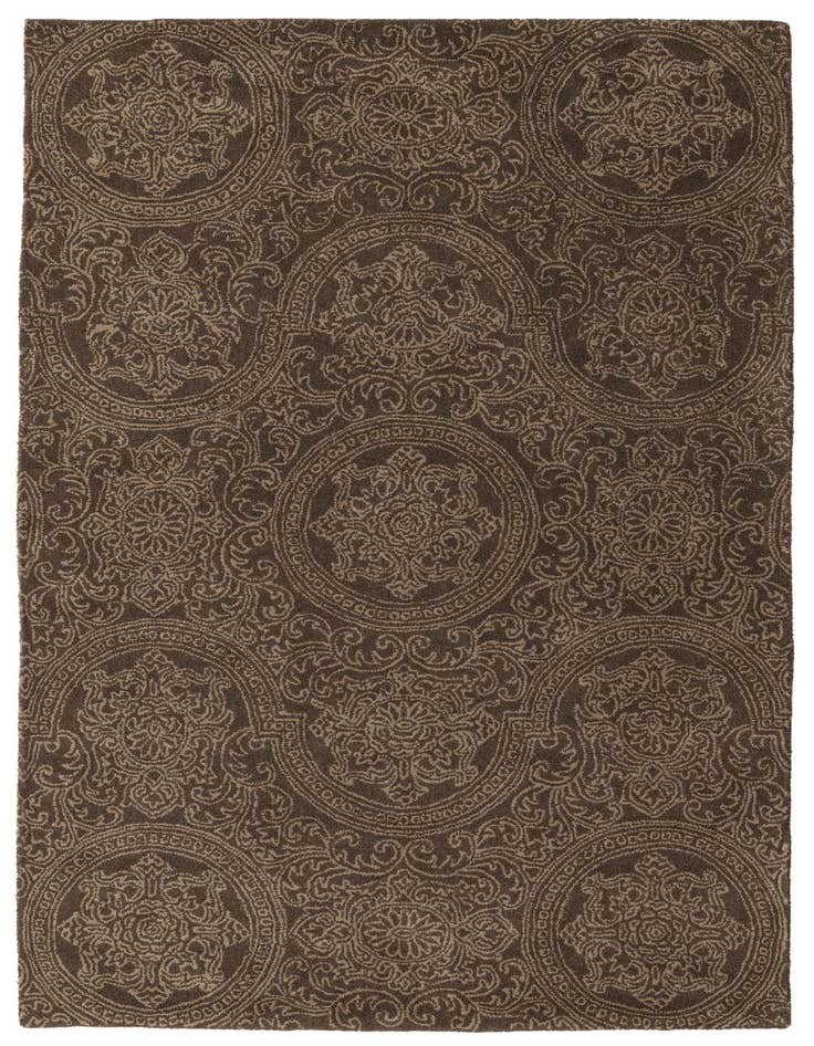 Detail image of 5' 2 x 8' Luna Wool Rug