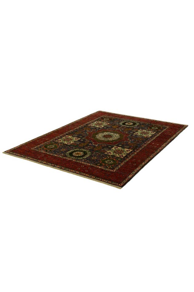 Detail image of 5' 1 x 6' 9 Hand Knotted Mamluk Ziegler Rug