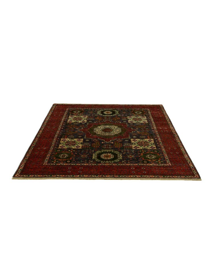 Detail image of 5' 1 x 6' 9 Hand Knotted Mamluk Ziegler Rug