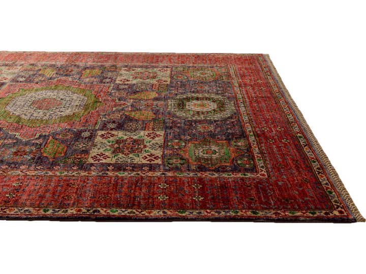 5' 1 x 6' 9 Hand Knotted Mamluk Ziegler Rug