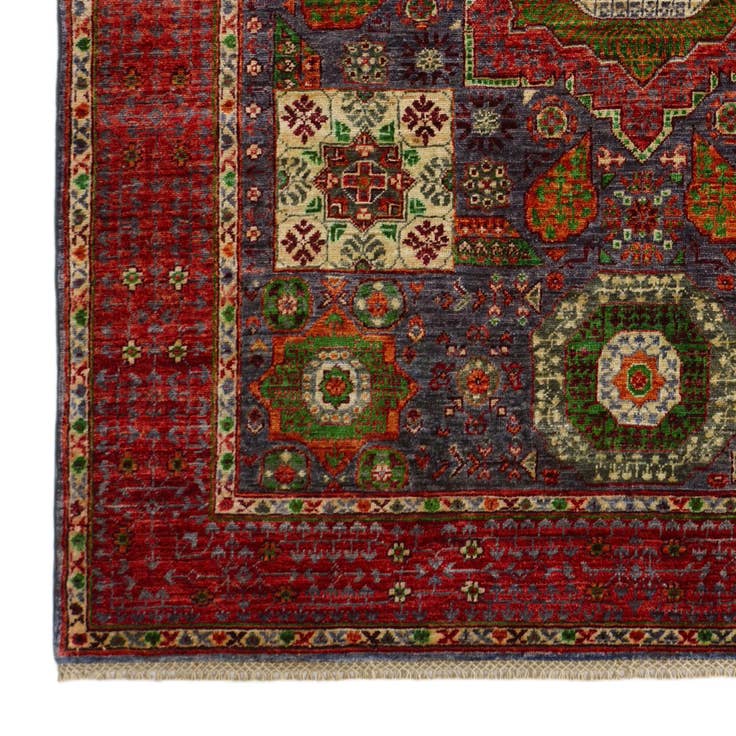 Detail image of 5' 1 x 6' 9 Hand Knotted Mamluk Ziegler Rug