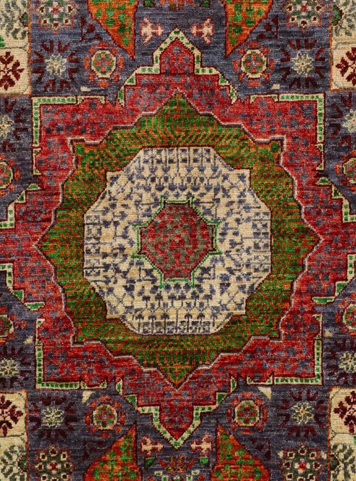5' 1 x 6' 9 Hand Knotted Mamluk Ziegler Rug