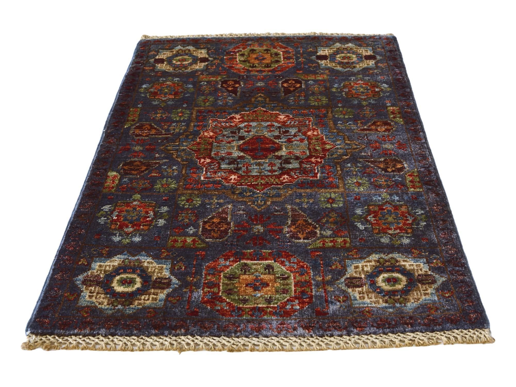 2' x 3' 3 Hand Knotted Mamluk Ziegler Rug
