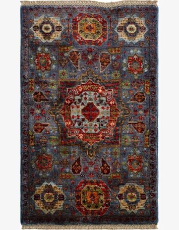 2' x 3' 3 Hand Knotted Mamluk Ziegler Rug