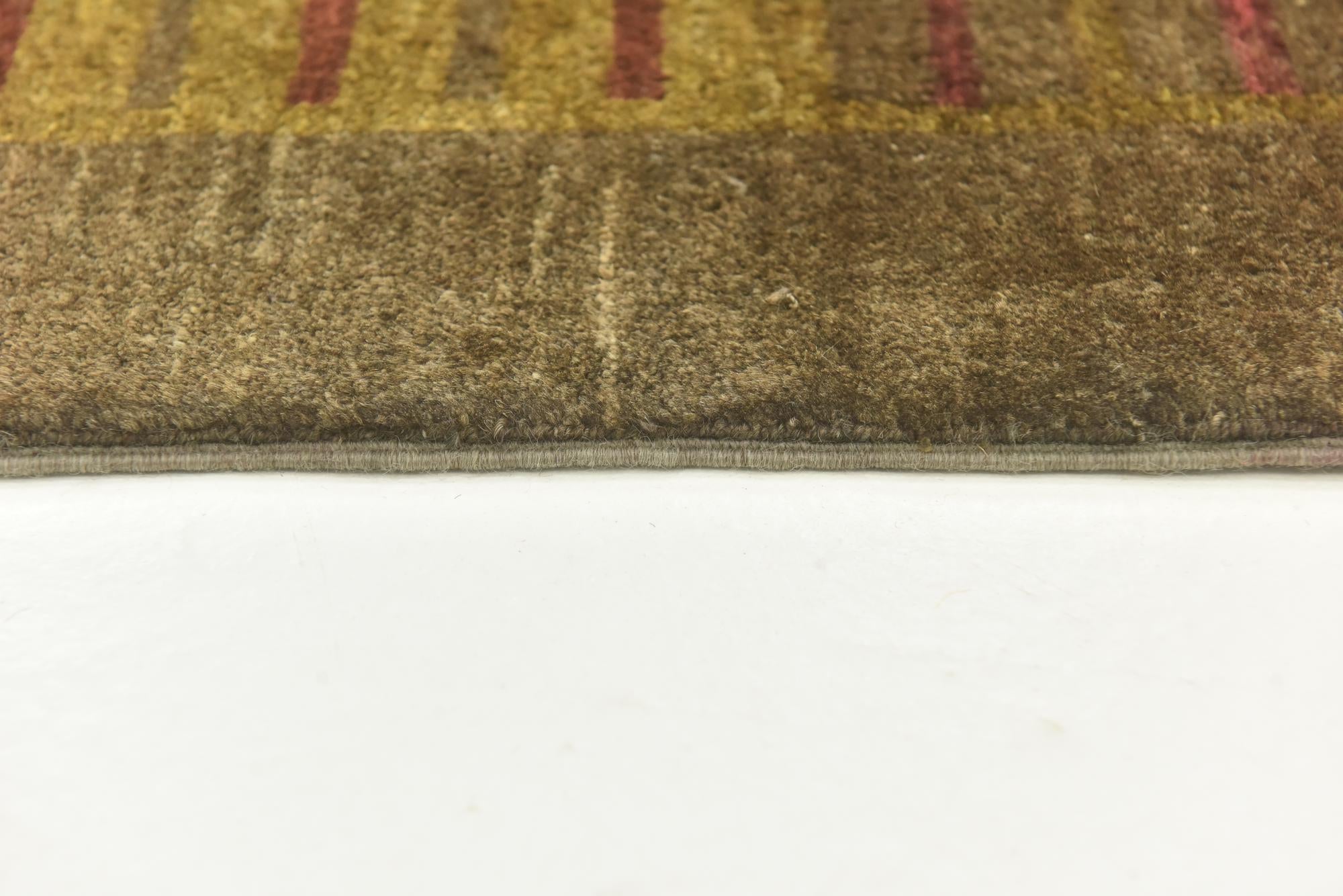 6' 8 x 9' 9 Hand Knotted Modern Ziegler Rug