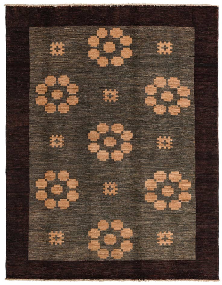 Detail image of 5' 9 x 7' 10 Hand Knotted Modern Ziegler Rug