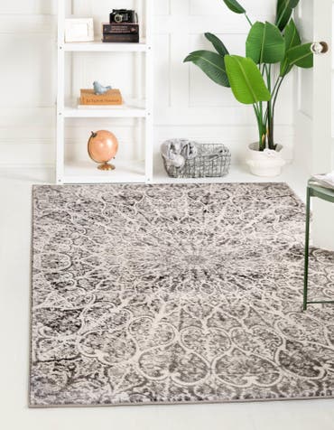  Custom Dark Gray Monte Carlo Rug