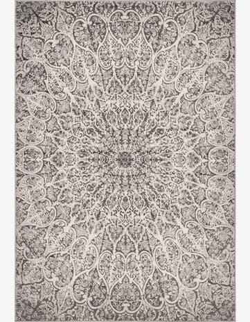 Dark Gray Monte Carlo Rug