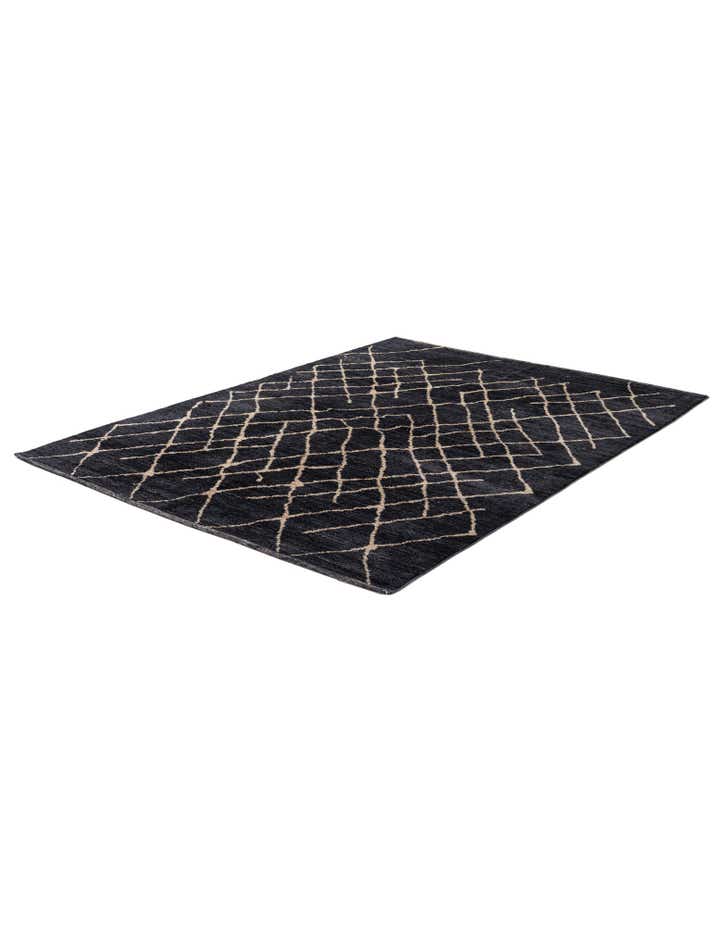 5' 9 x 7' 9 Hand Knotted Moroccan Wool Rug