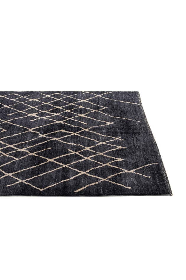 Detail image of 5' 9 x 7' 9 Hand Knotted Moroccan Wool Rug