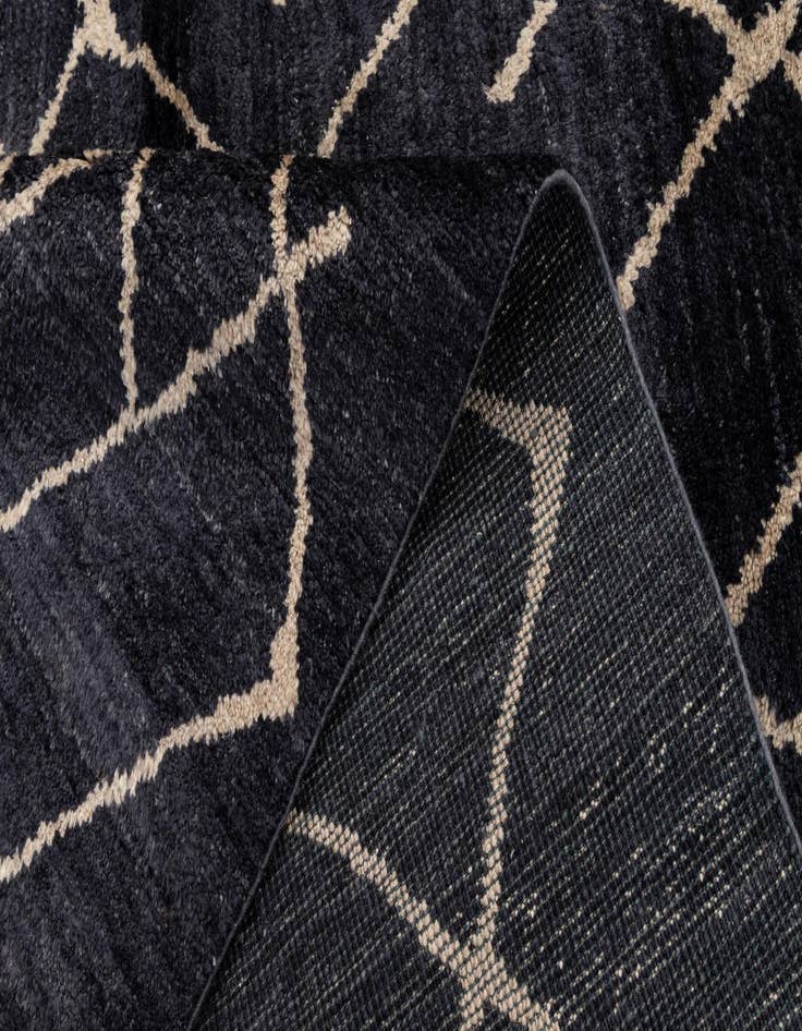 Detail image of 5' 9 x 7' 9  Hand Knotted Moroccan Wool Rug