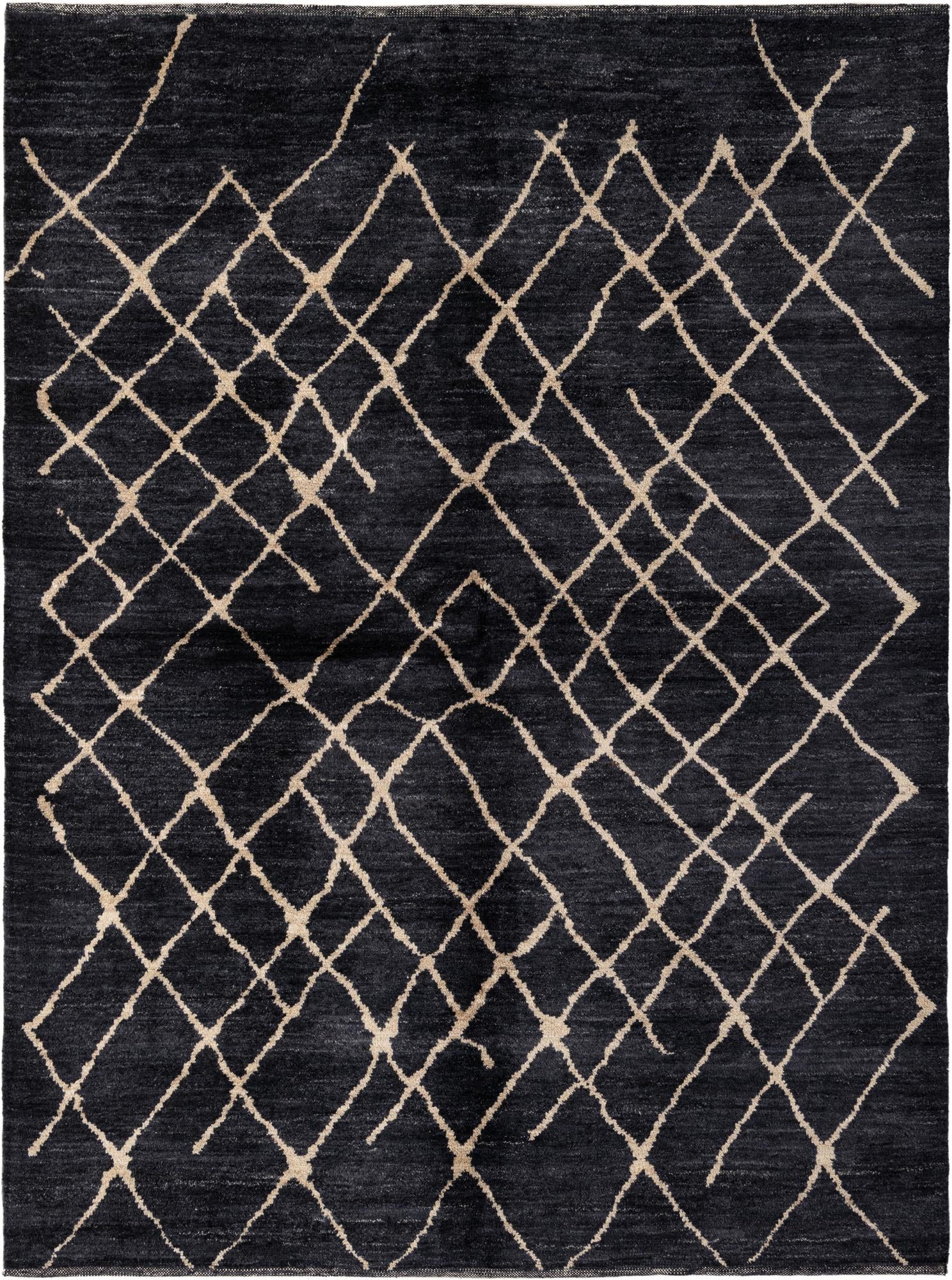 5' 9 x 7' 9 Hand Knotted Moroccan Wool Rug