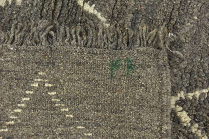 3' 10 x 6' 9 Hand Knotted Moroccan Wool Rug