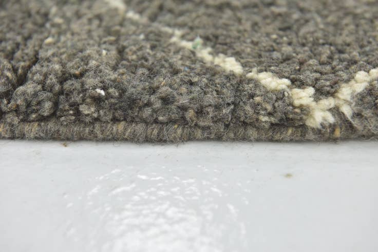 Detail image of 3' 10 x 6' 9 Hand Knotted Moroccan Wool Rug