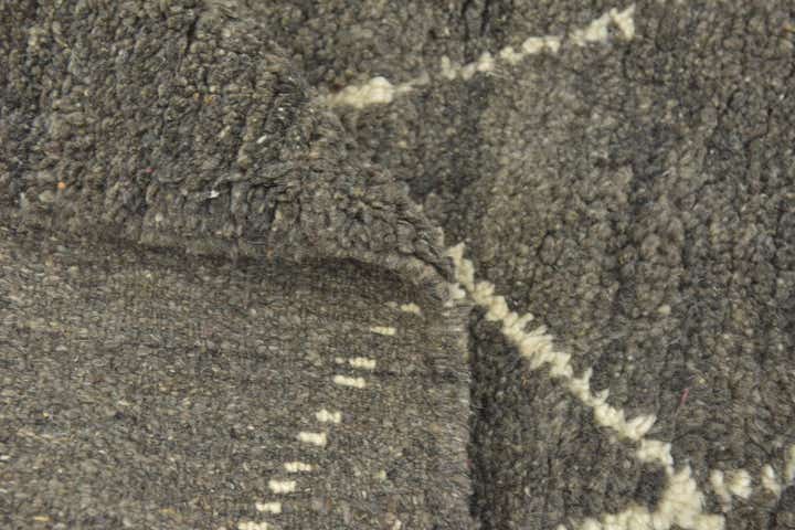 3' 10 x 6' 9 Hand Knotted Moroccan Wool Rug