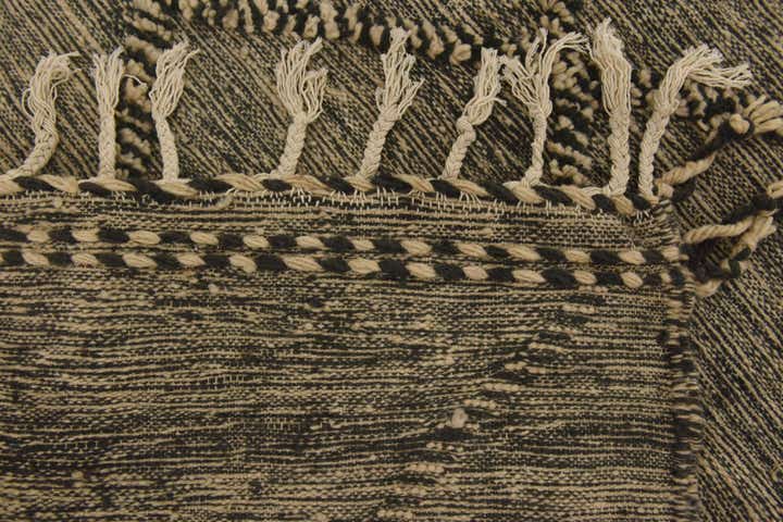 4' 11 x 8' 4 Hand Knotted Moroccan Wool Rug